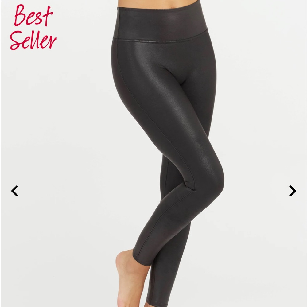 Spanx Faux Leather Leggings